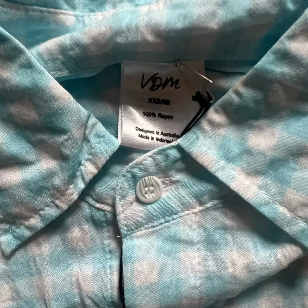 VDM x Revolve button cover up top Sz XXS/XS
